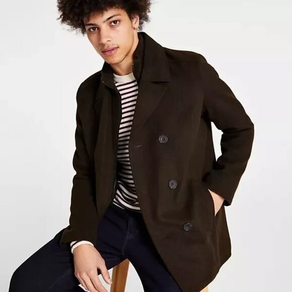 Kenneth Cole Men's Hooded Stadium Coat Kenneth Cole Winter